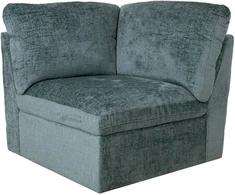Home4You Modulinė sofa SAMOA, vienvietė, kampinė dalis, vandenyno žalia