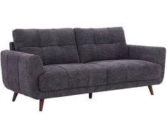 Home4You Dark Sofa STEVE, 3 vietų, tamsiai pilka