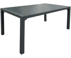 Home4You Stalas DELGADO 140x80xH72cm, pilkas