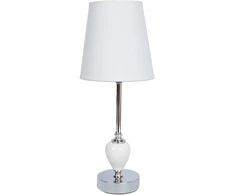 Home4You Stalo lempa BOLS H41,5cm, balta