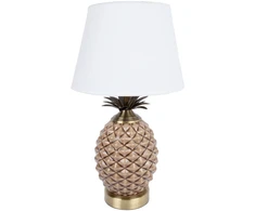 Home4You Lamp Stalinis šviestuvas ANANAS H45cm, ruda