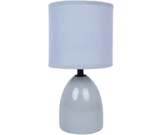 Home4You Lamp Stalinis šviestuvas LUNAR H23cm, pilkas