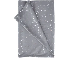 Home4You Table mat GLORY 2, 45x116cm, stars ongrey