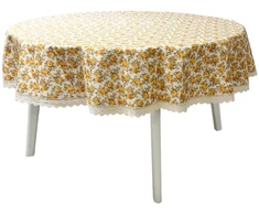 Home4You Stalo kilimėlis LONETA NEW D170cm, smėlio spalvos rožė