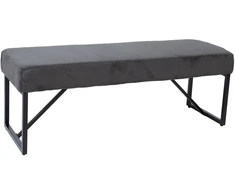 Home4You Bench Suoliukas MYLA žalsvai pilkas velvetas