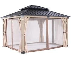 Home4You Tinklai nuo uodų CEDAR 3x4 m, Poliesteris