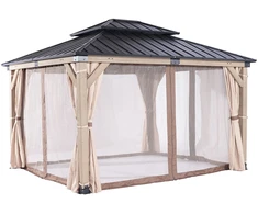 Home4You Mosquito nets for gazebo CEDAR 3,36x3,9m