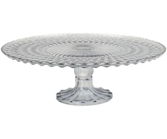 Home4You Stiklinė lėkštė TORTO LĖKŠTĖ D29xH9cm