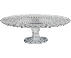 Home4You Stiklinė lėkštė TORTO LĖKŠTĖ D29xH9cm