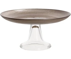 Home4You Stiklinė lėkštė TORTO LĖKŠTĖ D22cm