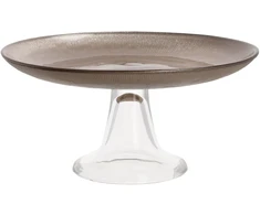 Home4You Stiklinė lėkštė TORTO LĖKŠTĖ D22cm