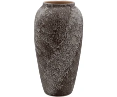 Home4You Vaza „TITAN STONE“, D17 x H33 cm, smėlio spalvos/rudos spalvos