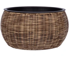 Home4You Sėjamoji WICKER D37xH19cm, šviesiai ruda
