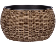 Home4You Sėjamoji WICKER D48xH26cm, šviesiai ruda
