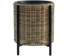 Home4You Sėjamoji WICKER su stovu D39xH45cm, šviesiai ruda