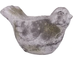 Home4You Gėlių vazonas STONE 22×13,5xH14cm, paukštis
