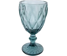Home4You Mėlyna Vyno taurė CORAL 300ml, mėlyna