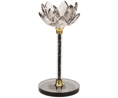 Home4You Žvakidė CHANLE H15,5 cm, pilka
