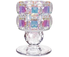 Home4You Žvakidė CHANLE D7xH10cm, blizgi