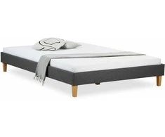 Homestyle4U Apstatyta lova, 144x203x29.5 cm, pilka