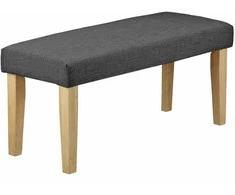Homestyle4U Suoliukas, 103x41x47 cm, Pilka