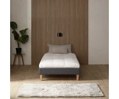 Homestyle4U Lova, 94x203x29.5 cm, pilka