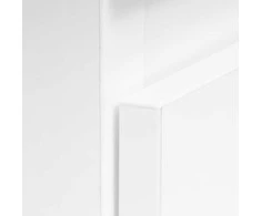 Homestyle4U Rašomasis stalas, 130x75x54 cm, Balta