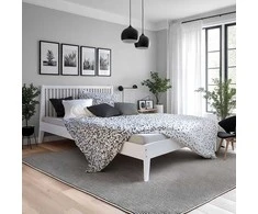 Homestyle4U Lova, 146x207 cm, balta