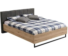 Homestyle4U Lova, 177.5x94x212 cm, pilka
