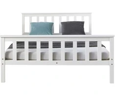 Homestyle4U Dienos lova, 146x206x82 cm, Balta