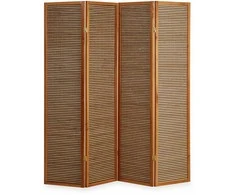 Homestyle4U Kambario pertvara, 176x2,2x175 cm, ruda