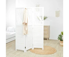Homestyle4U Kambario pertvara, 120x2.2x170 cm, balta