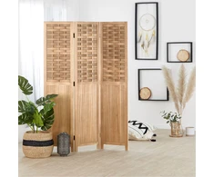 Homestyle4U Kambario pertvara, 120x2,2x170 cm, ruda