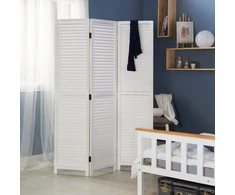 Homestyle4U Kambario pertvara, 120x2.2x170 cm, balta