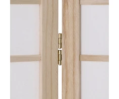 Homestyle4U Kambario pertvara, 120x2x170 cm, ruda