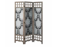 Homestyle4U Kambario pertvara, 120x2x170 cm, ruda