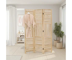 Homestyle4U Kambario pertvara, 120x2x170 cm, ruda