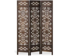 Homestyle4U Kambario pertvara, 120x2x170 cm, ruda