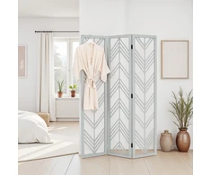 Homestyle4U Kambario pertvara, 120x2x170 cm, pilka