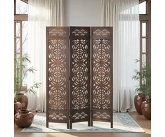 Homestyle4U Kambario pertvara, 120x2x170 cm, ruda