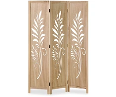 Homestyle4U Kambario pertvara, 120x2x170 cm, ruda