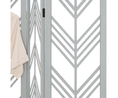 Homestyle4U Kambario pertvara, 120x2x170 cm, pilka