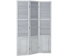 Homestyle4U Kambario pertvara, 120x2x170 cm, pilka
