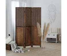 Homestyle4U Kambario pertvara, 120x2x170 cm, ruda