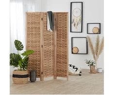 Homestyle4U Kambario pertvara, 120x2x170 cm, ruda