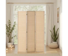Homestyle4U Kambario pertvara, 120x2x170 cm, smėlio spalvos
