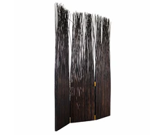 Homestyle4U Kambario pertvara, 120x3x170 cm, ruda
