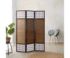 Homestyle4U Kambario pertvara, 132x2.2x175 cm, ruda
