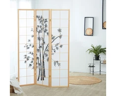 Homestyle4U Kambario pertvara, 132x2x179 cm, balta