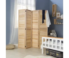 Homestyle4U Kambario pertvara, 160x2x170 cm, ruda